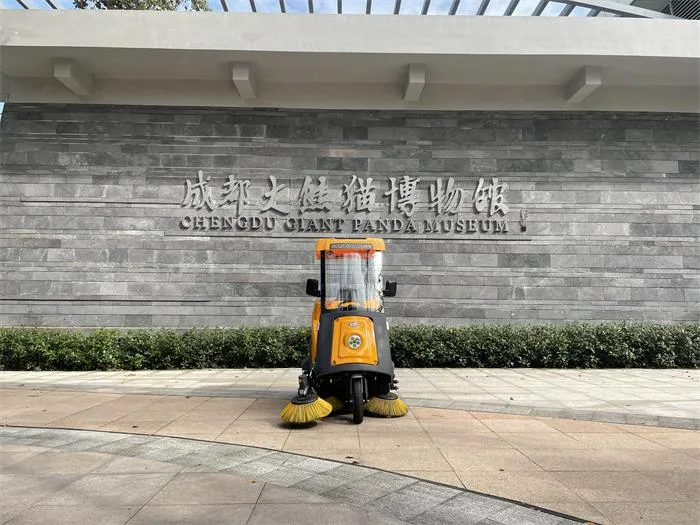NanboC170, C200 Road Sweepers serving Chengdu Research Base of Giant Panda Breeding