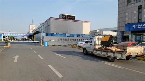 NanboM55 Walk-behind Floor Scrubber serving an enterprise in Wuhu