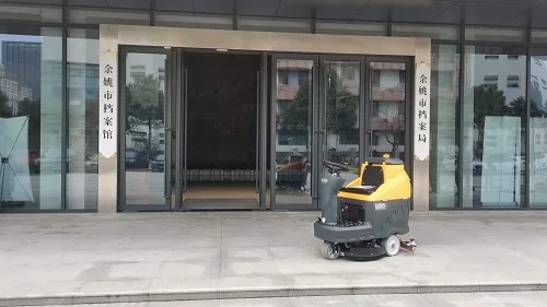 NanboM65 Ride-on Floor Scrubber serving an organization in Yuyao