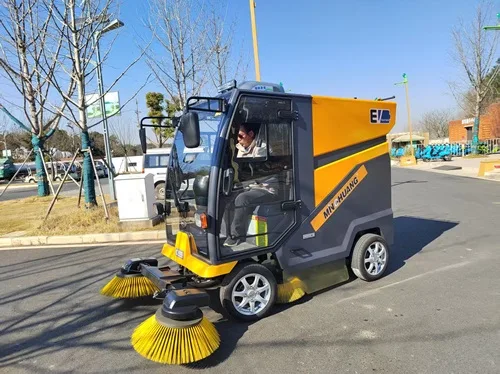 NanboC200 Fully Enclosed Road Sweeper serving an unnamed Wuhu Property Management Project