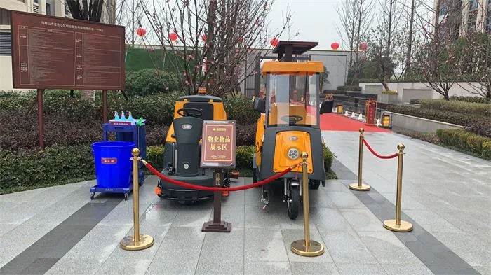 NanboMC90 Ride-on Sweeper-Scrubber serving residential property management
