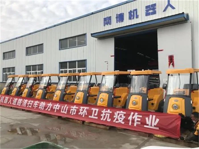 NanboC170 Semi-enclosed Road Sweeper serving municipal Sanitation