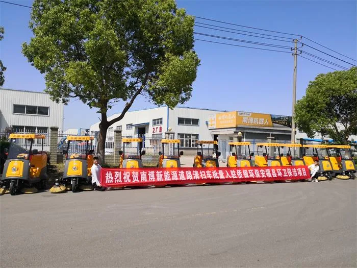 NanboC170 Semi-enclosed Road Sweeper serving Sanitation