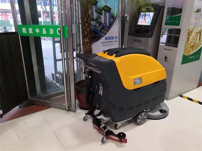 NanboM55 Walk-behind Floor Scrubber serving She County Hospital