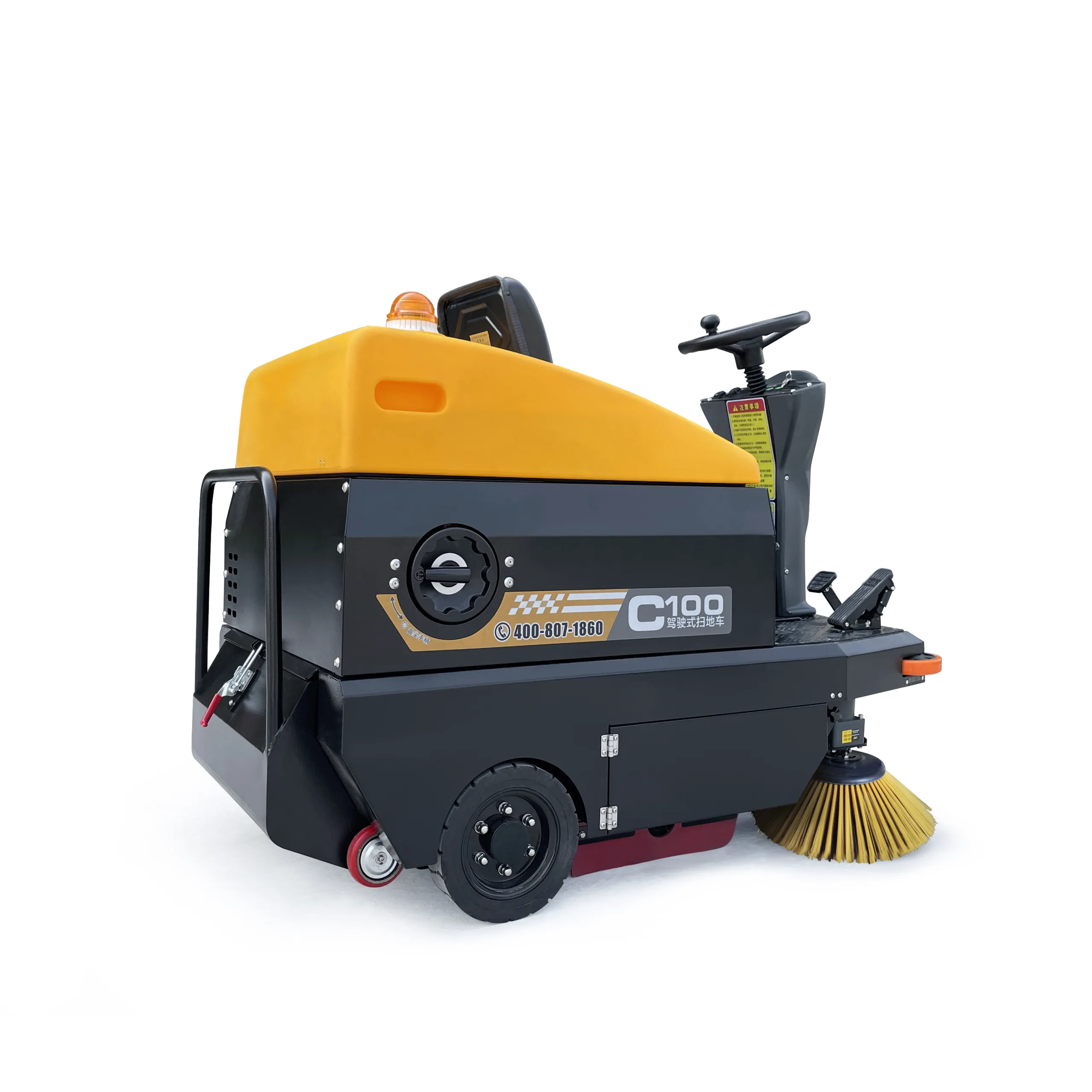 C100 Ride-on Sweeper (6)