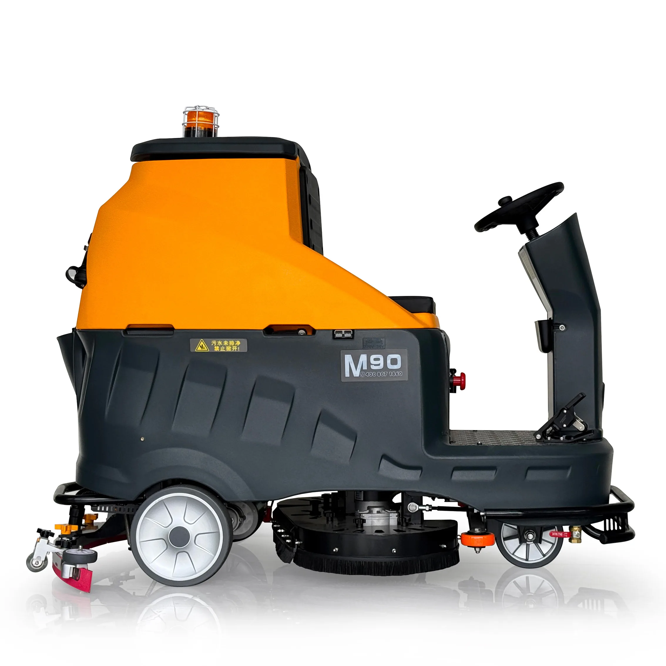 M90 Ride-on Floor Scrubber (4)
